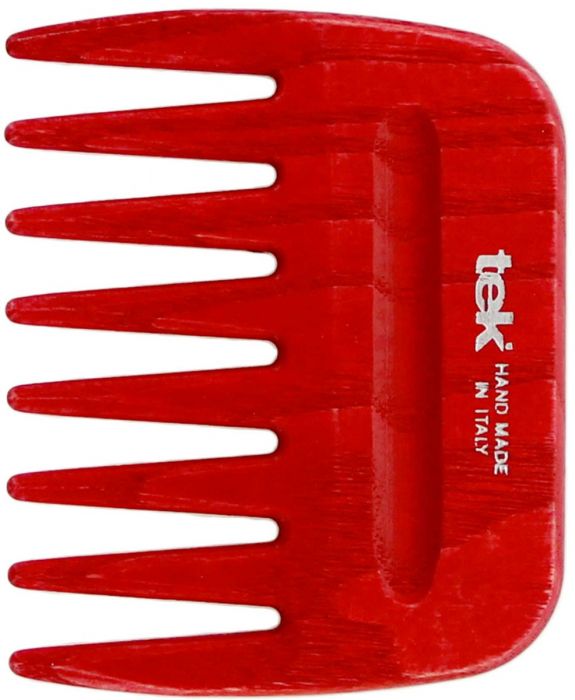Afro Comb Red FSC 100%