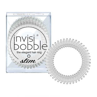 Invisibobble Ring SLIM Crystal Clear (3 Un.)