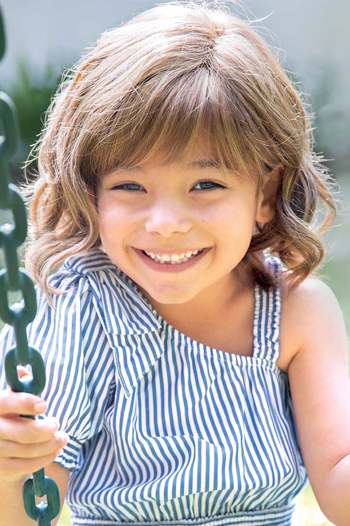 Prótese Capilar Coleção Amore Coleção Infantil Modelo Elsie (Cabelo Sintético)