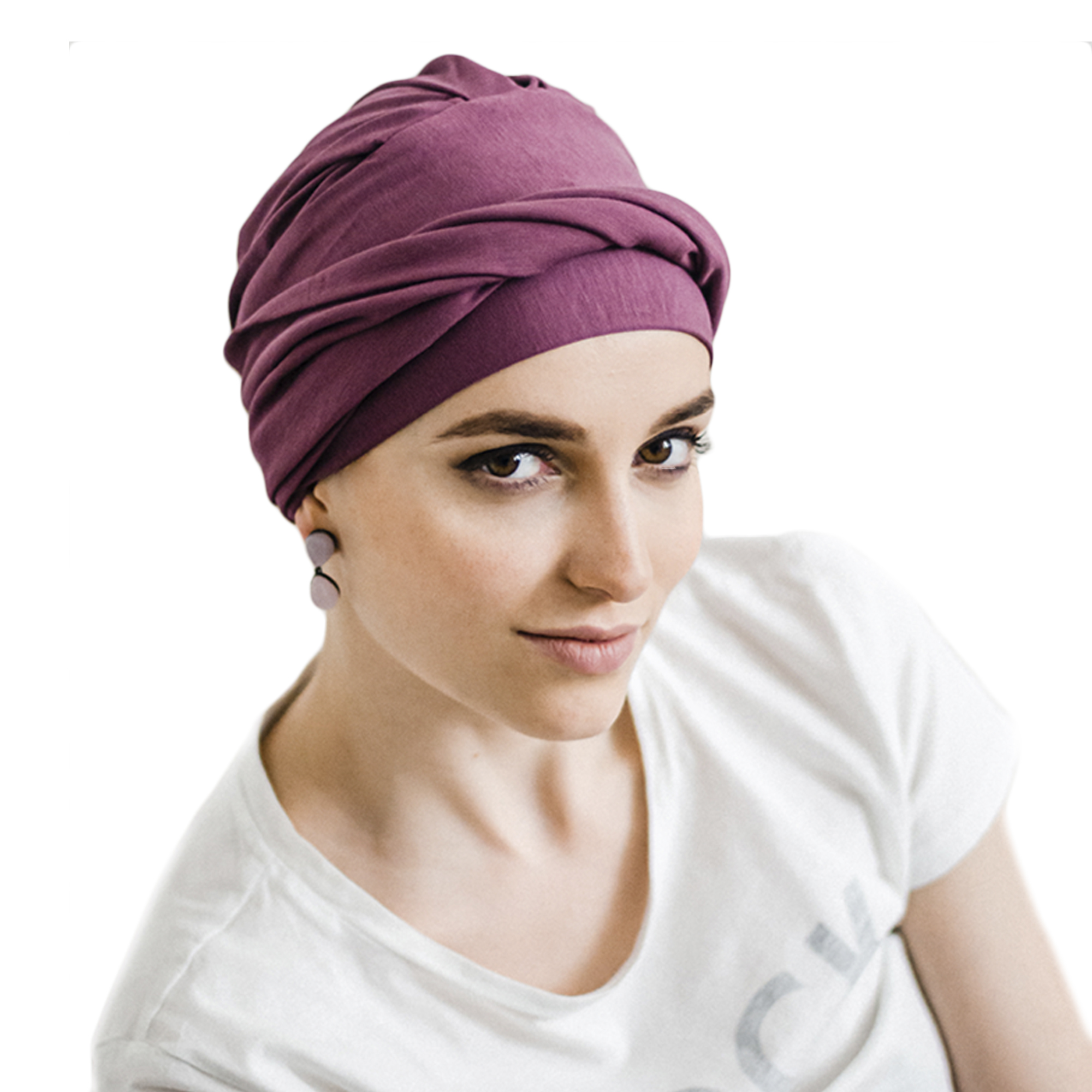 Turbante Modelo Cosy Bambu - Malva