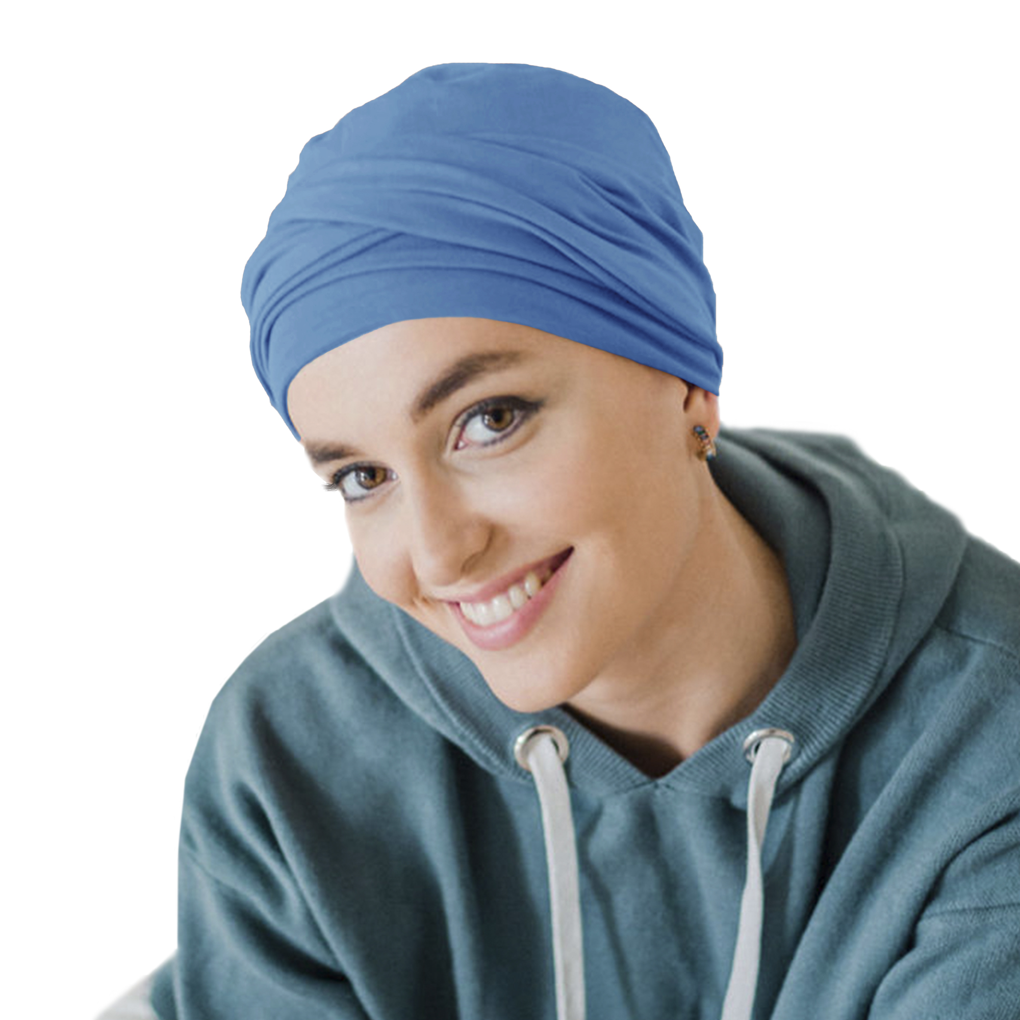Turbante Modelo Cruise - Azul&oacute;n