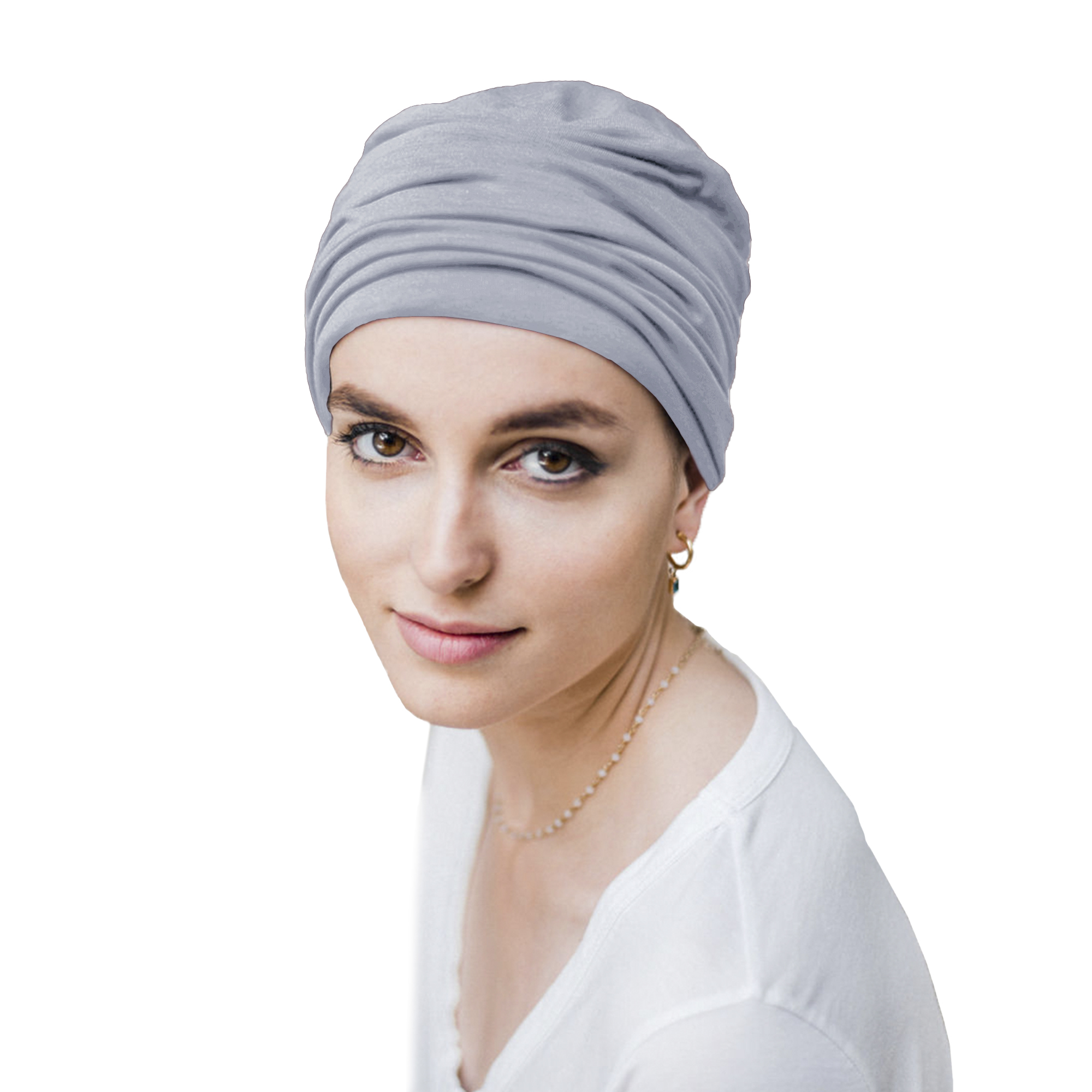 Turbante Modelo Mild - Gris Perla