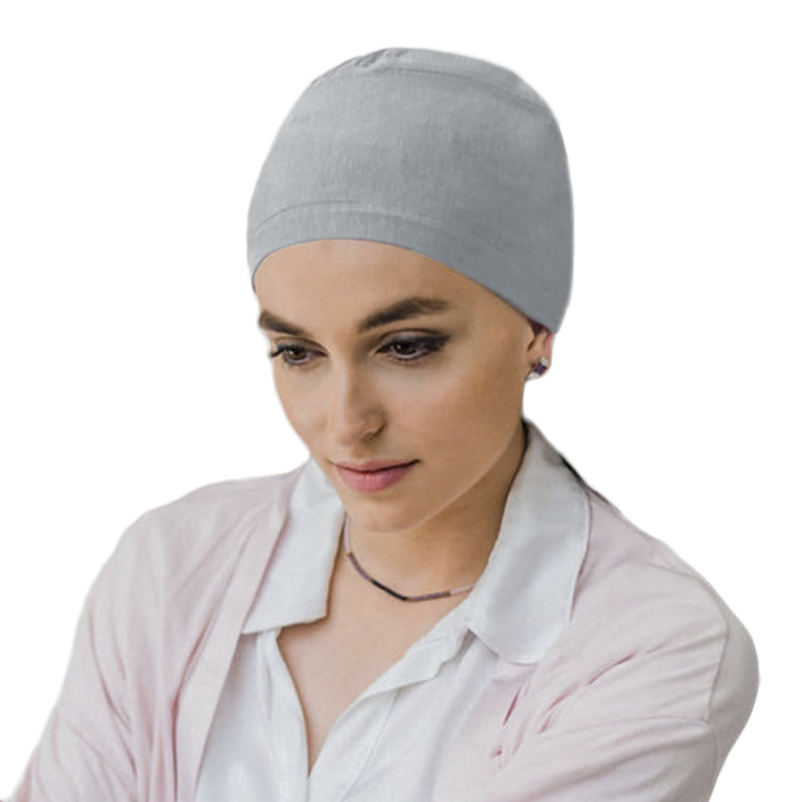 Turbante Modelo Relax - Gris Perla
