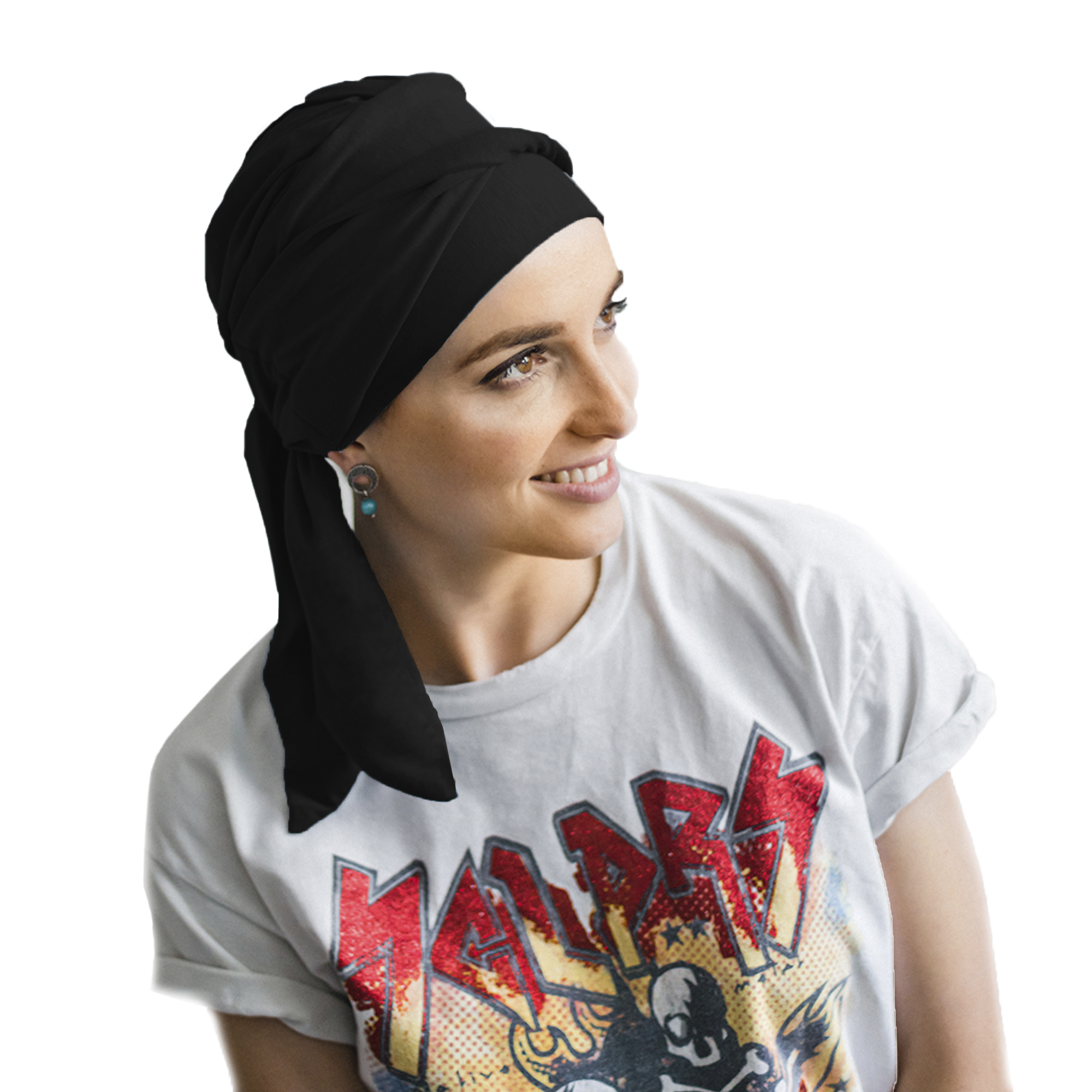 Turbante Modelo Smart Bambu - Negro