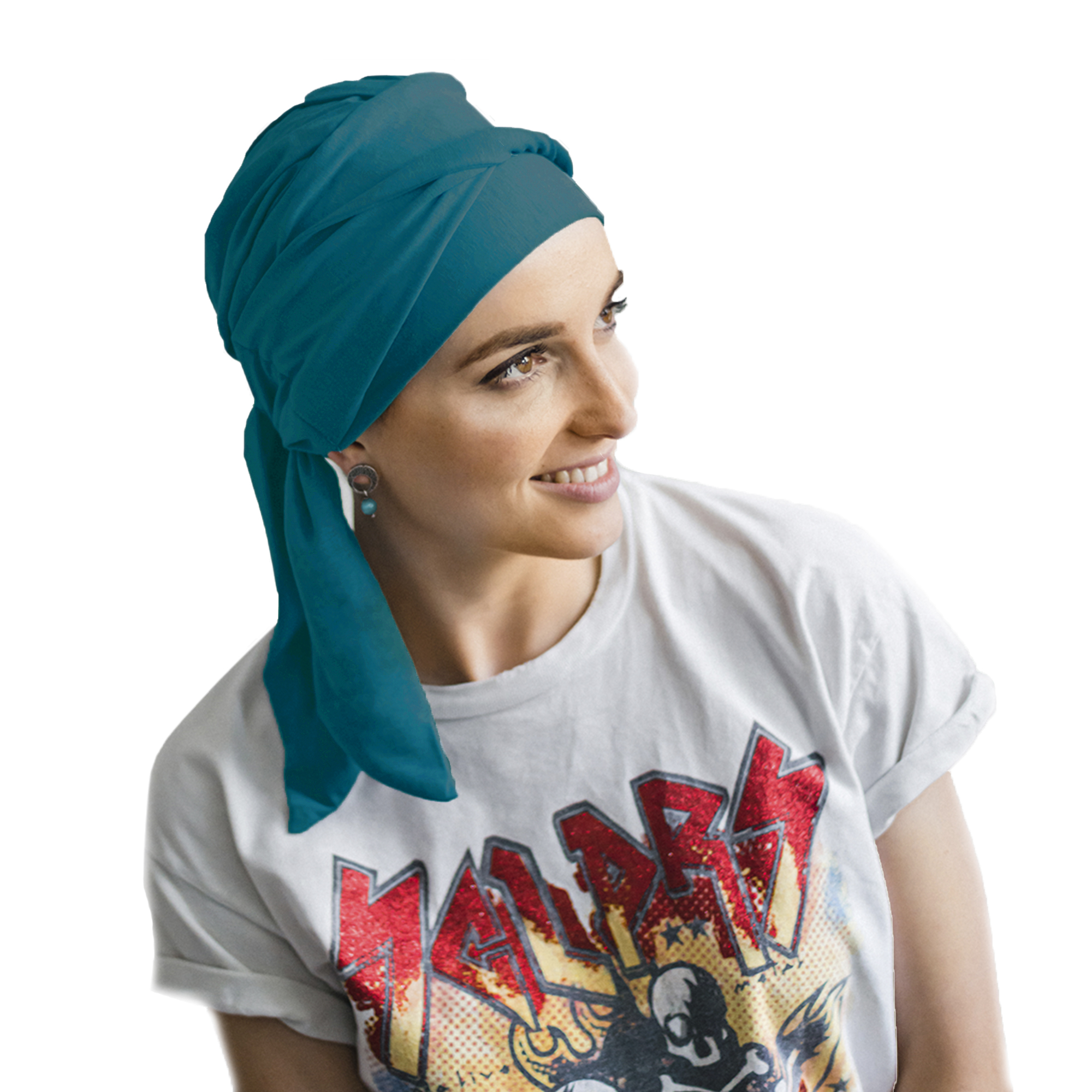 Turbante Modelo Smart Bambu - Ocean