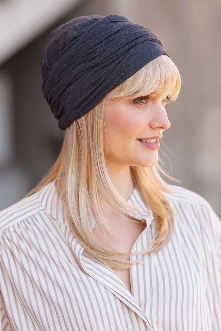 Aplique Parcial (Para Turbantes) Cole&ccedil;&atilde;o Sentoo Essential Modelo Bandeau Long (Cabelo Sint&eacute;tico)