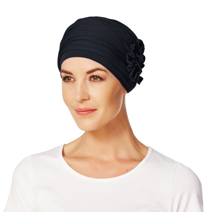 HocLotus Turbante 0391 cor Blue Melange