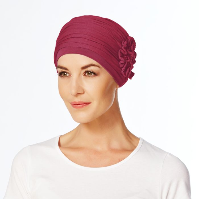 HocLotus Turbante 0384 cor Red Bud