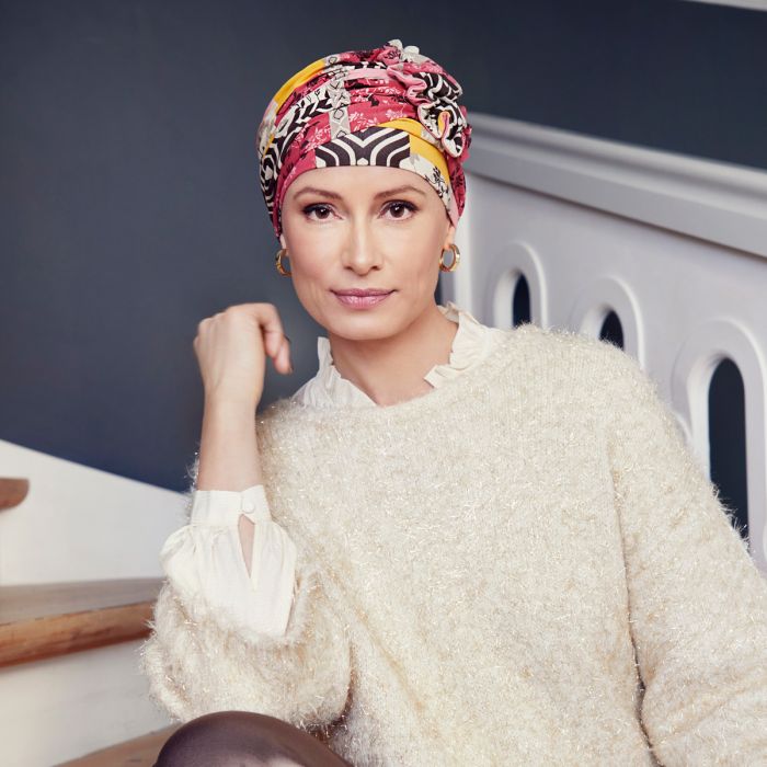 HocLotus Turbante 0884 padr&atilde;o Fall Galore