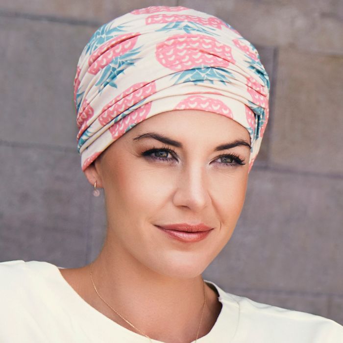 HocKarma Turbante 0402 padr&atilde;o Pineapple Print