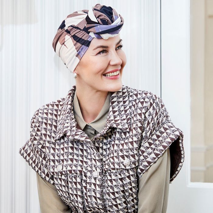 HocShakti Turbante 4007 padr&atilde;o Autumn Sculptures