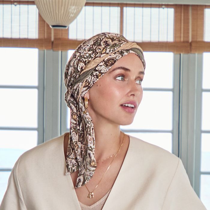 HocBeatrice Turbante 4077 padr&atilde;o Moroccan Romance