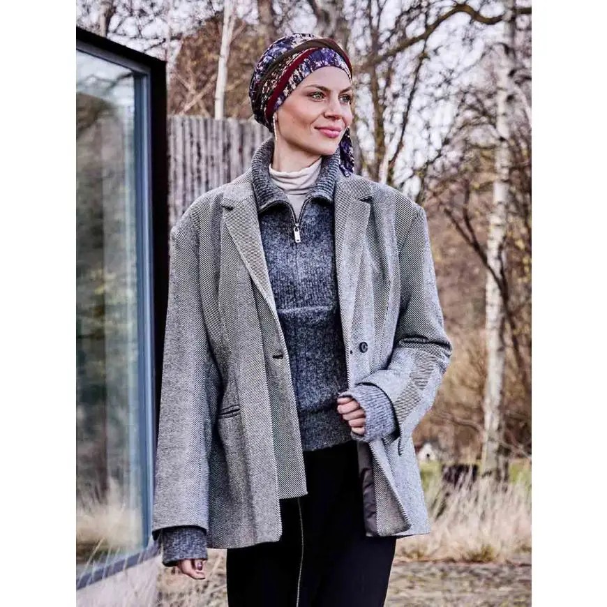 HocBeatrice Turbante 4049 padrão Tie Dye Dusk