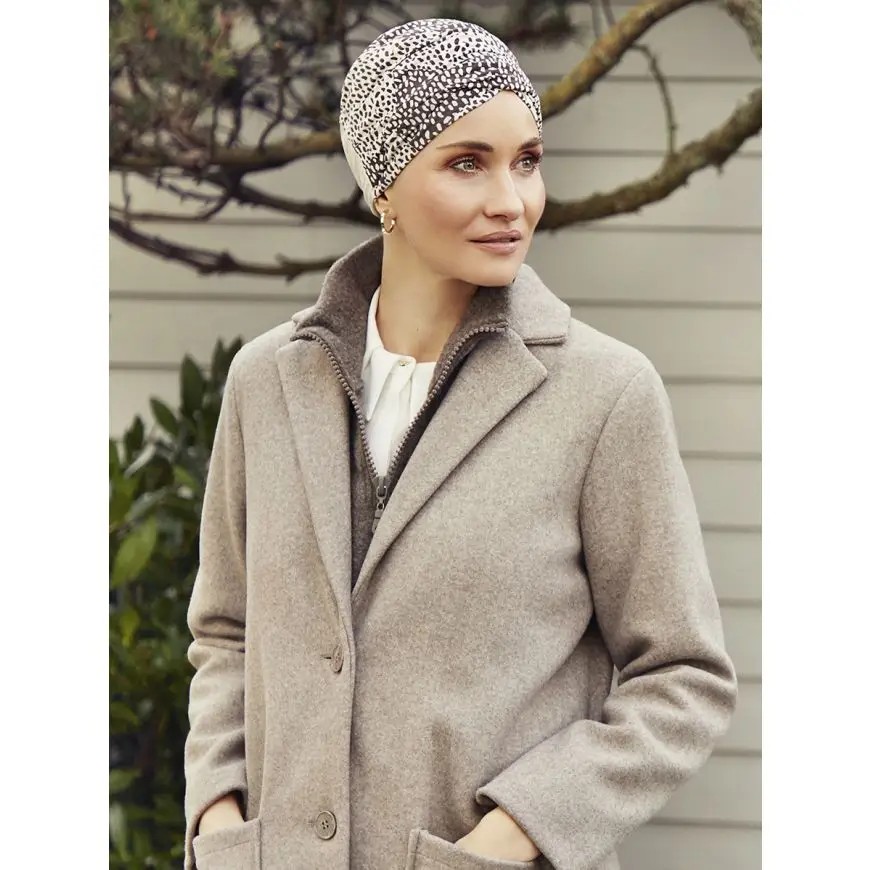 HocAmia Turbante 0792 padrão Patchwork Leo