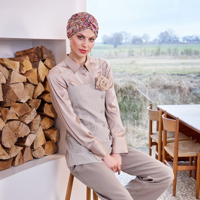 HocJoyo Turbante 4046 padr&atilde;o Moroccan Paisley