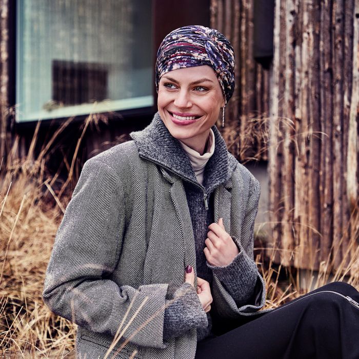 HocJoyo Turbante 4049 padr&atilde;o Tie Dye Dusk