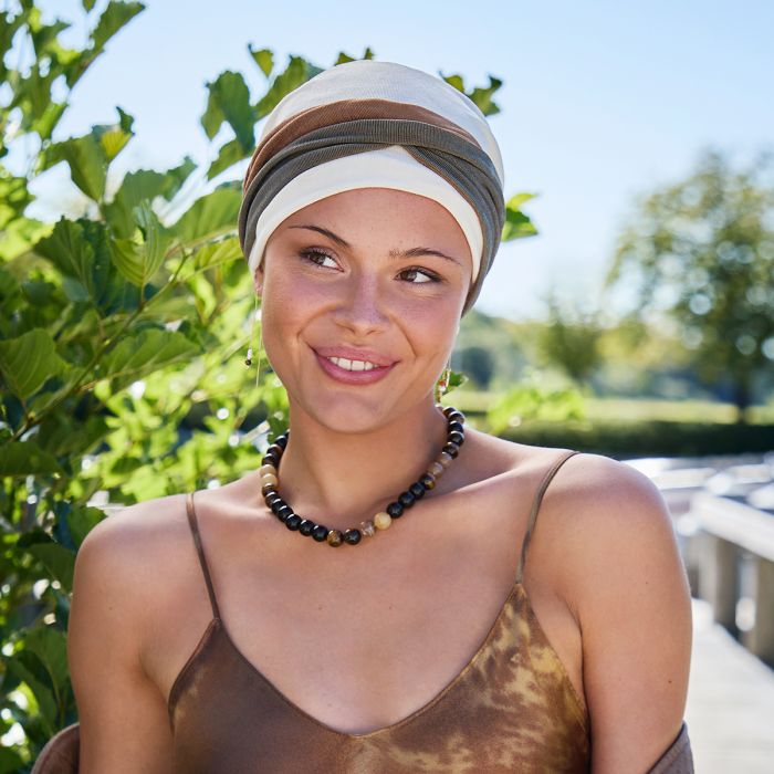 HocZoya V Turbante 4103 padr&atilde;o Soft Green Mix