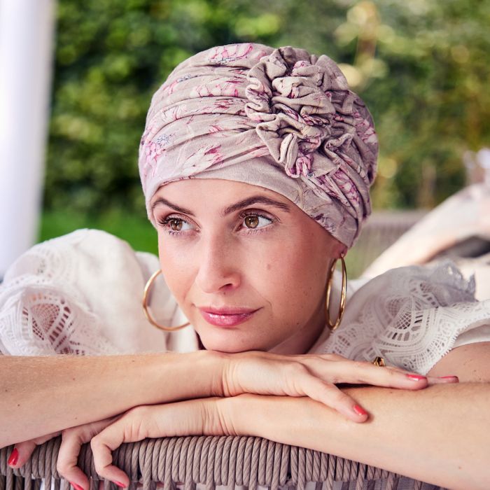 HocLotus Turbante 4024 padrão Protea Love