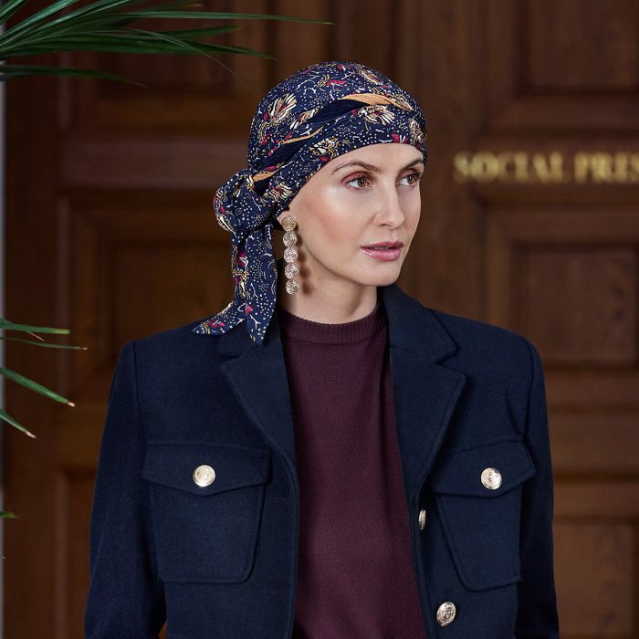 HocBeatrice Turbante 4119 padrão Amber Garden