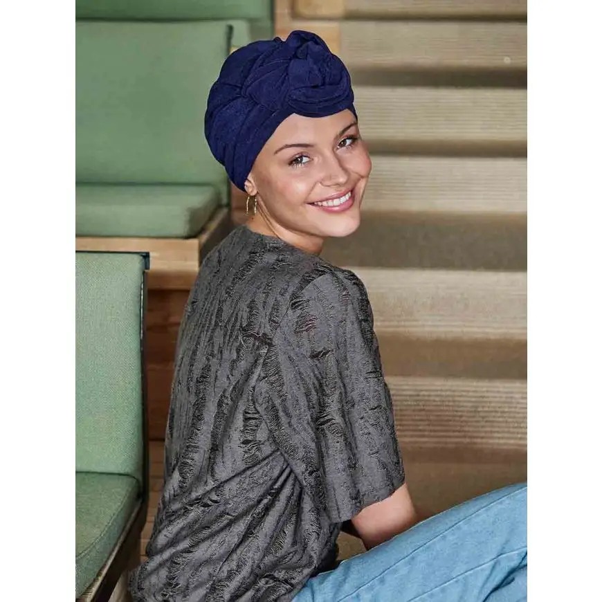 HocElena V Turbante 4075 cor Midnight Blue