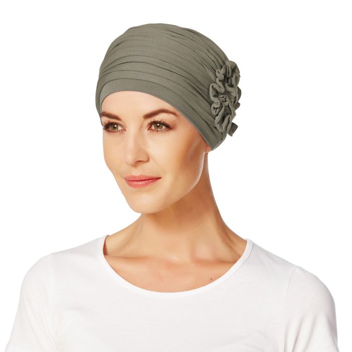HocLotus Turbante 0338 cor Brown Green