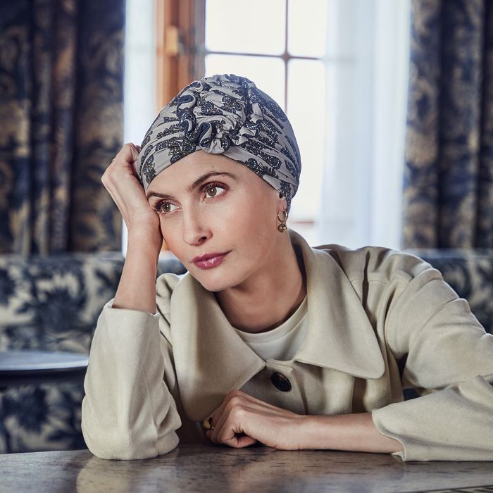 HocBeatrice Turbante 4118 padr&atilde;o Ikat Mystery