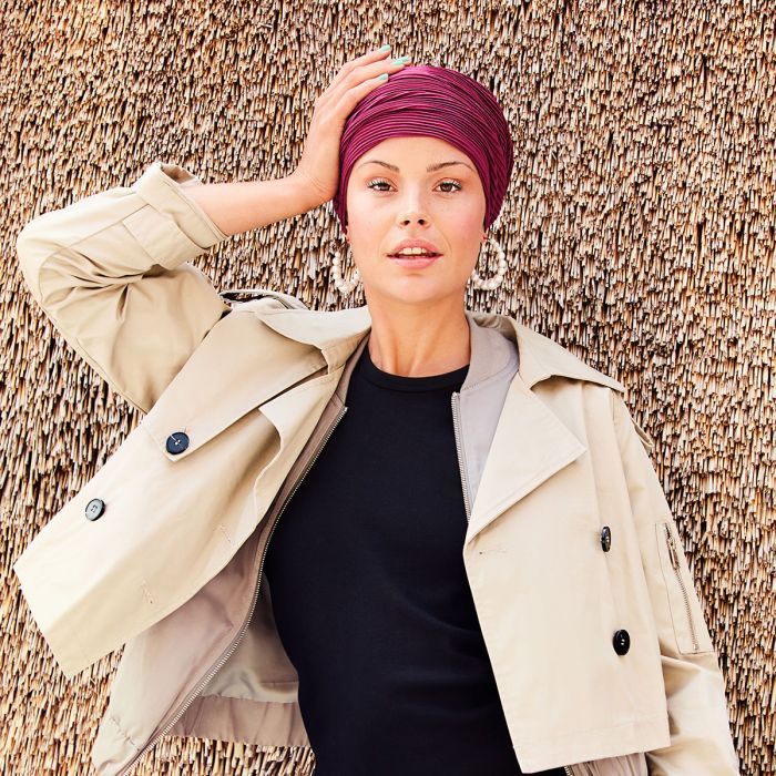 HocLuna V Turbante 0821 cor Bordeaux Autumn
