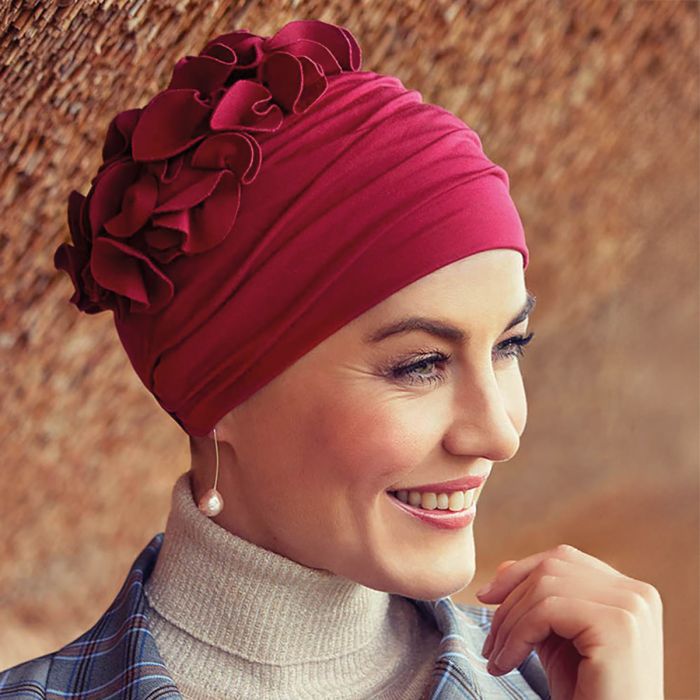 HocNadi Turbante 0384 cor Red Bud