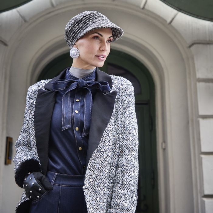 HocPandora Boho Cap  4146 padrão Vintage Tweed