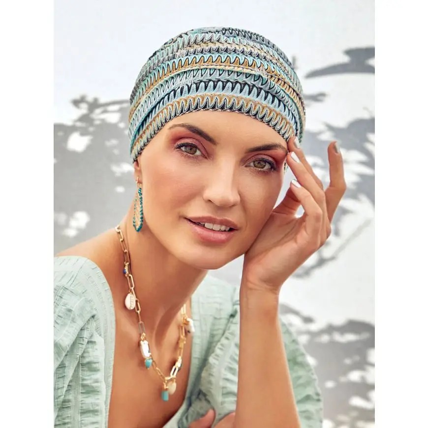 HocShakti Turbante 0818 padr&atilde;o Round n&acute; Round