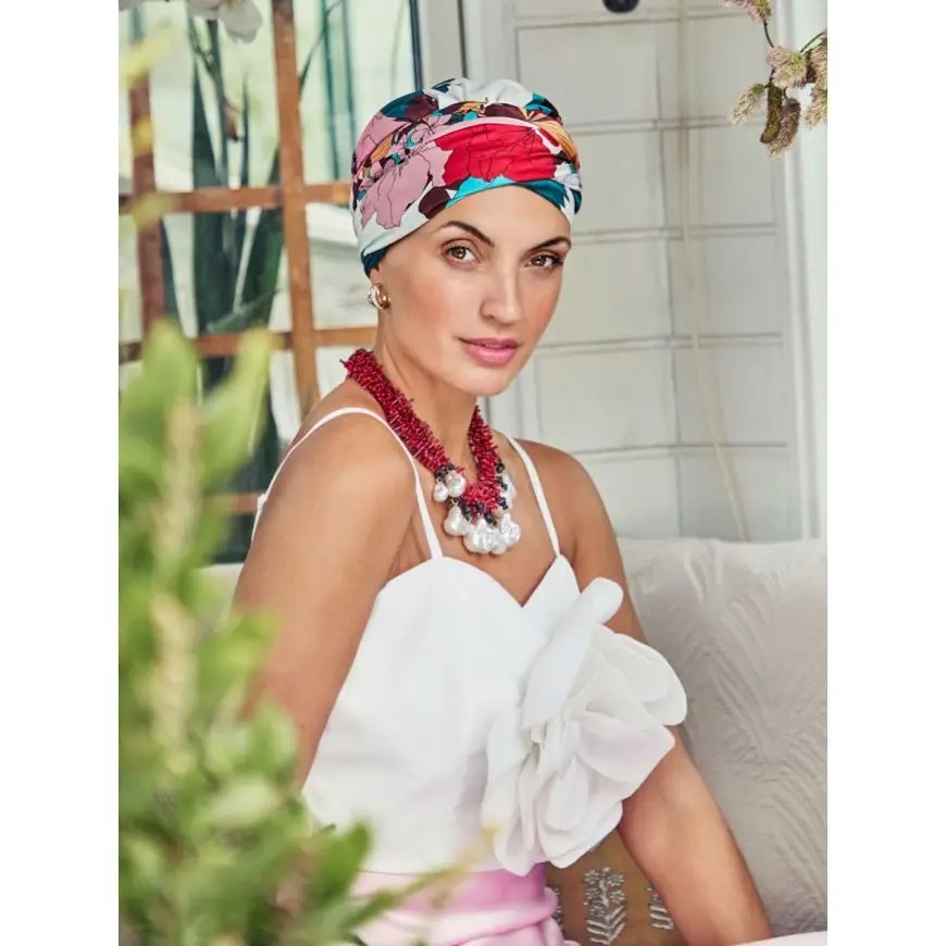 HocSappHire Boho Turbante 4106 padr&atilde;o Floral Fusion