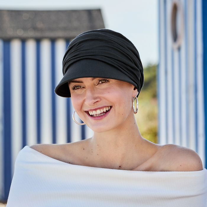 HocSolana Sun Cap (Bamboo) 0211 cor Black