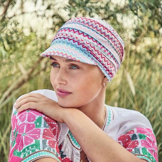 HocYoga Cap 4079 padr&atilde;o Zigzag Vibes