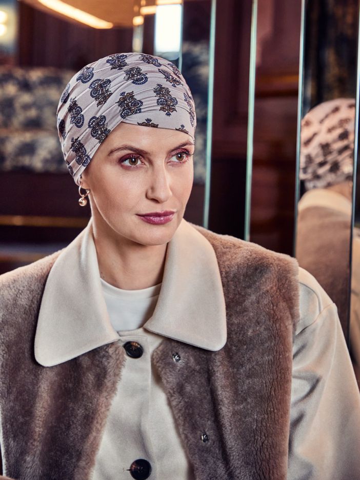 HocYoga Turbante 4116 padr&atilde;o Paisley Elegance