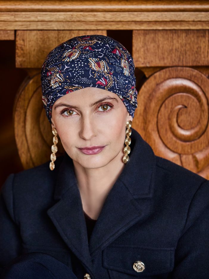 HocYoga Turbante 4119 padr&atilde;o Amber Garden