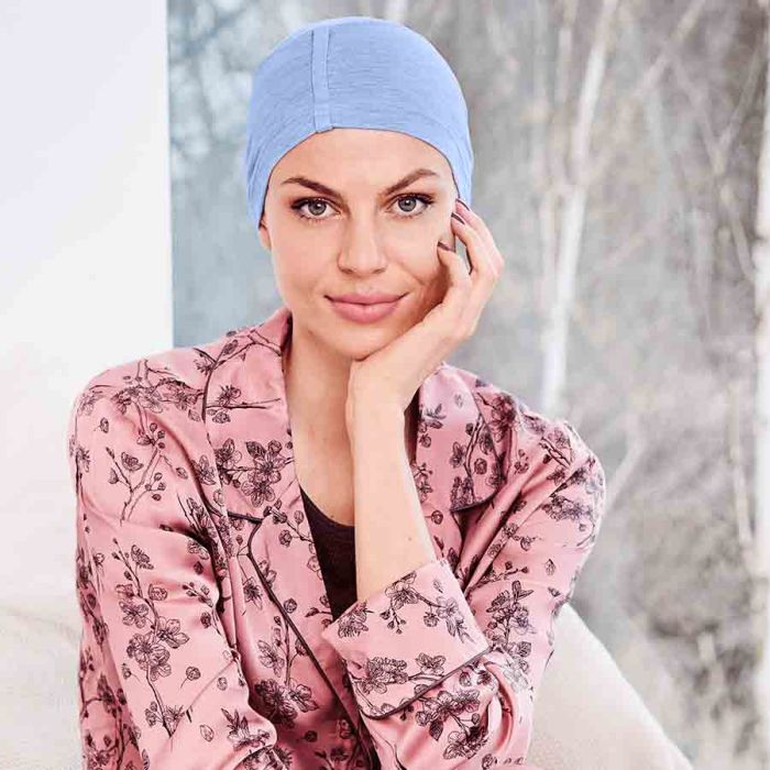 HocChandra Night Cap 0469 cor Light Blue Melange