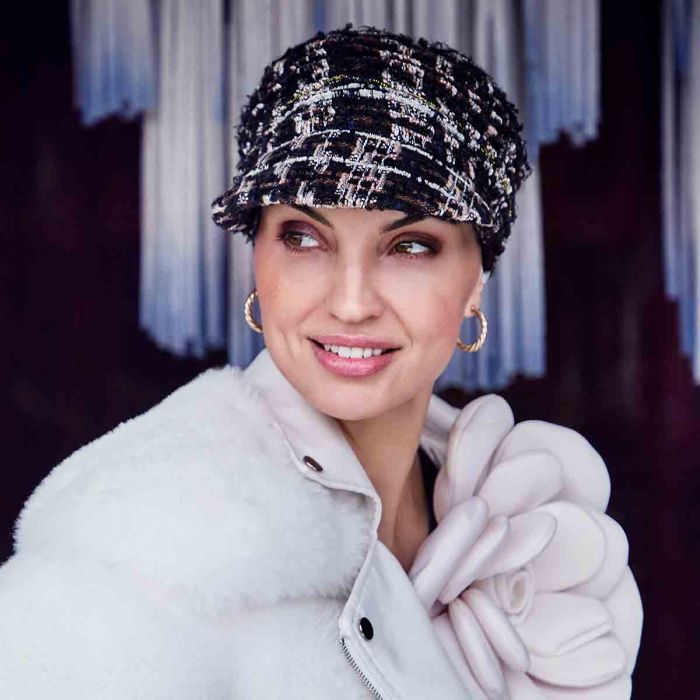 HocPandora Boho Cap 4058 padrão Midnight Bouclé