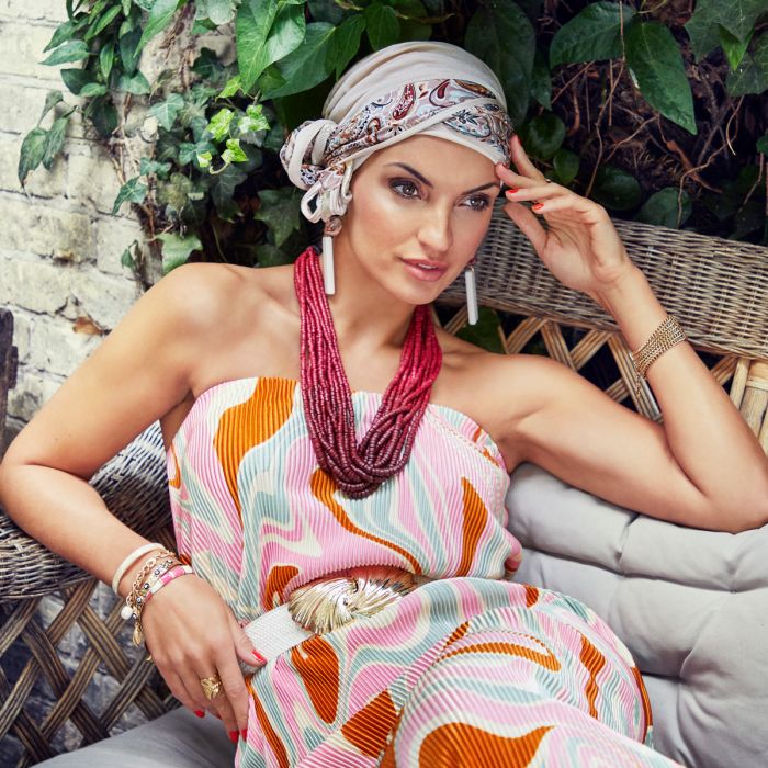 HocJoyo Turbante 0169 cor Grey Melange