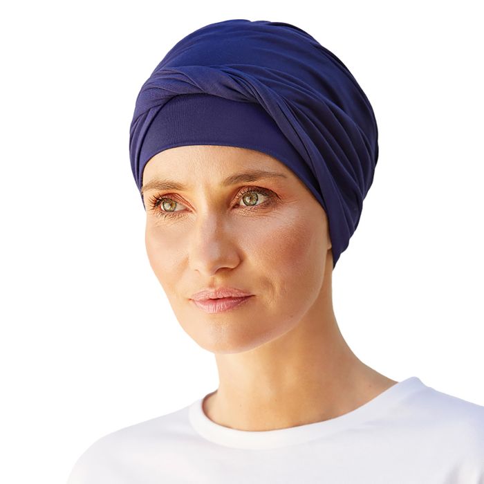 HocShakti Turbante 0255 cor Dark Blue