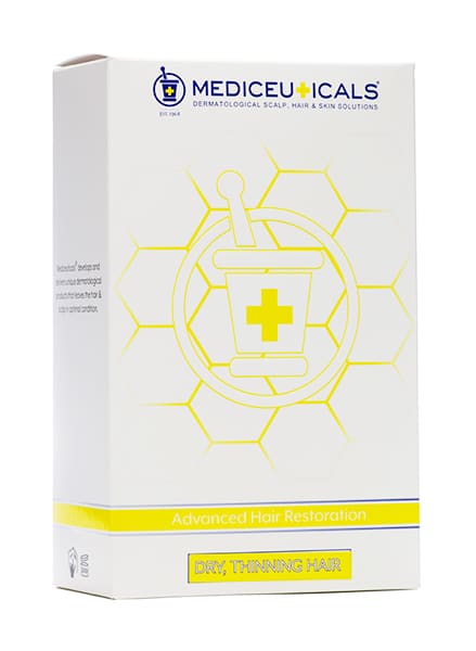 Med Hair Restoration Kit Dry (Dry and Thinning Hair) (Med Hydroclenz250ml+Med Therapeutic250ml+Med Numinox125ml) - Homens