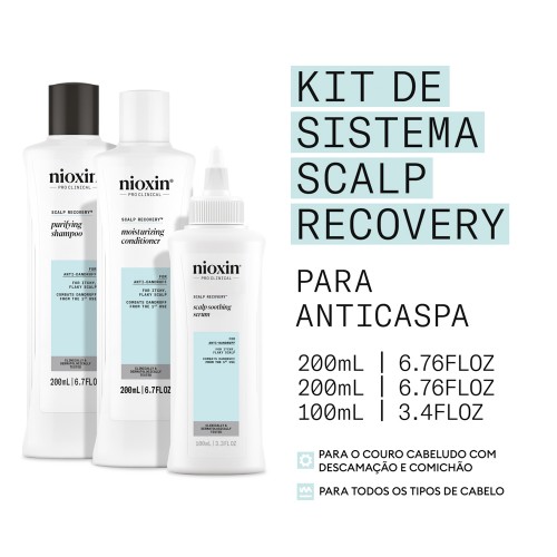 Nioxin Scalp Recovery Kit de Tratamento Anti Caspa
