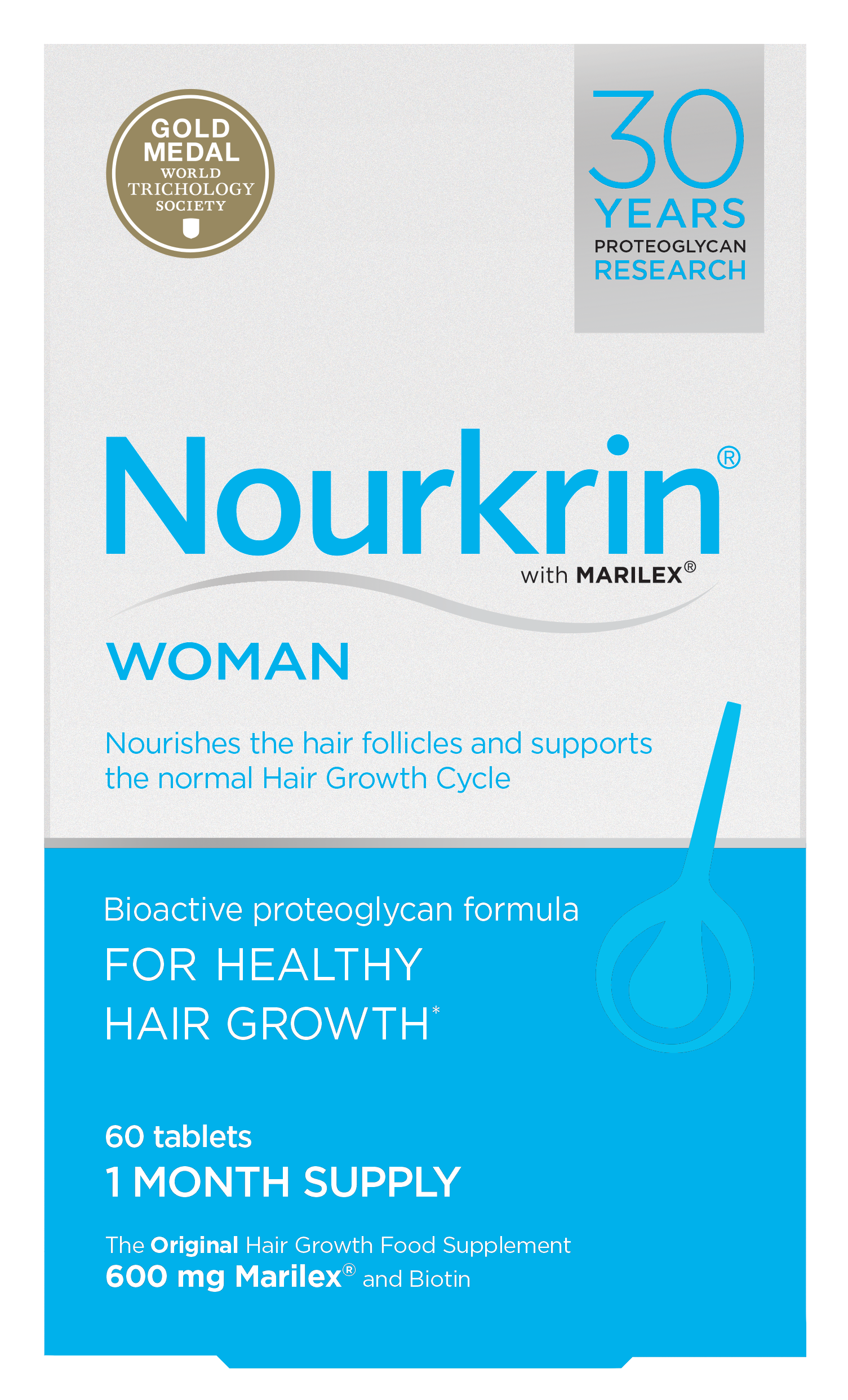 Nourkrin Mulher - Queda de cabelo (60 comp.)