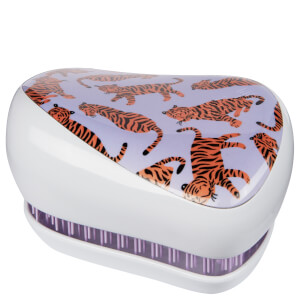 Escova de Cabelo Tangle Teezer Compact SD Trendy Tiger - Edição Limitada