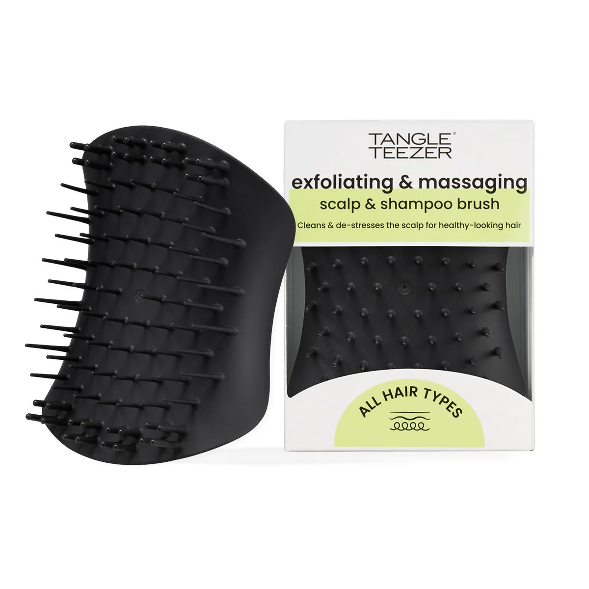Tangle Teezer Scalp Exfoliator & Massager Black