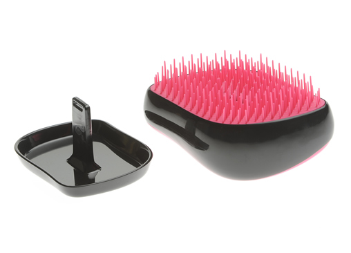 Escova de Cabelo Tangle Teezer Compact (Cores Preta/Rosa)