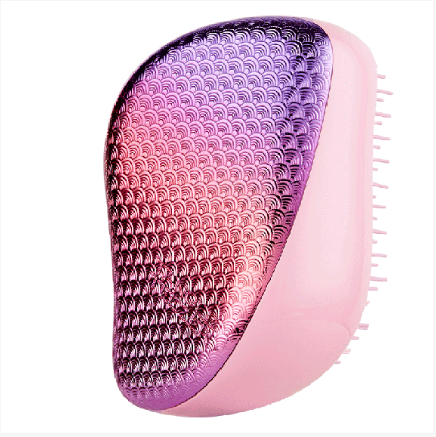 Escova de Cabelo Tangle Teezer Compact Mermaid Sunset Pink/Peach (Cor Rosa/P&ecirc;ssego) - Edi&ccedil;&atilde;o Limitada