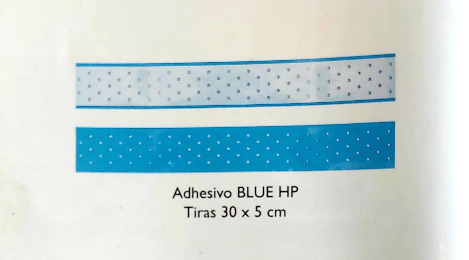 Adhesivo BLUE HP Tiras 30cm x 5cm 