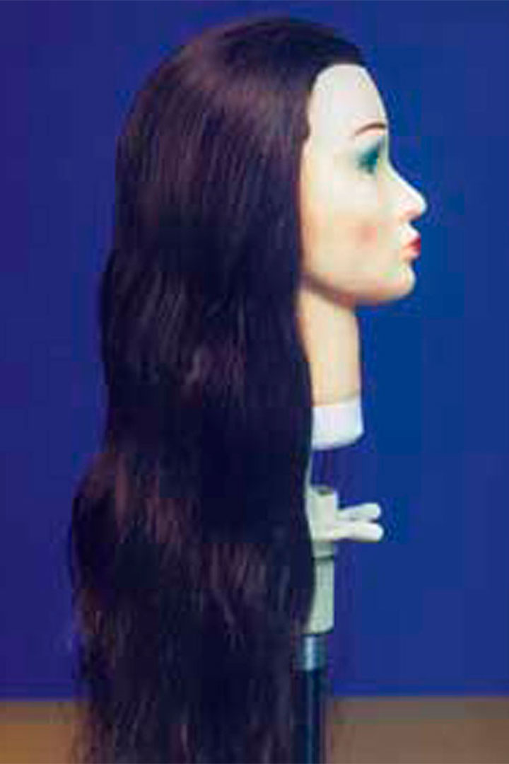 Manequim de Cabelo Natural 45-50 cm. (Maniquí Cab. Natural 45-50cm.)