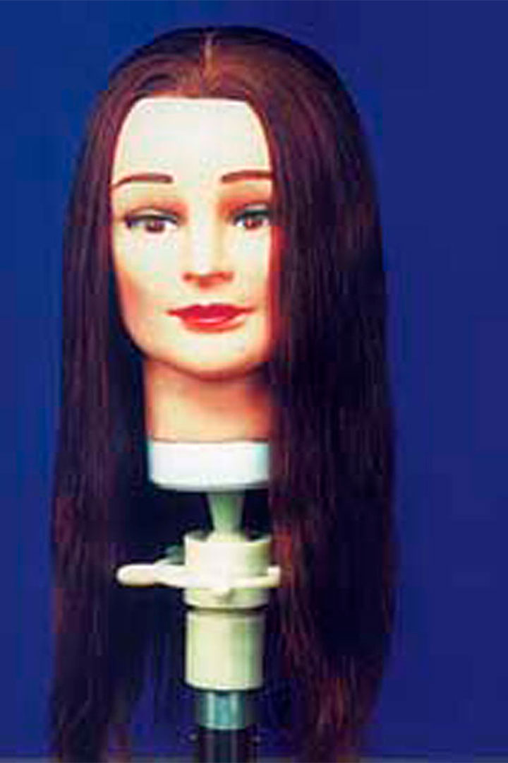 Manequim de Cabelo Natural 35-40cm. (Maniquí Cab. Natural 35-40cm.) 