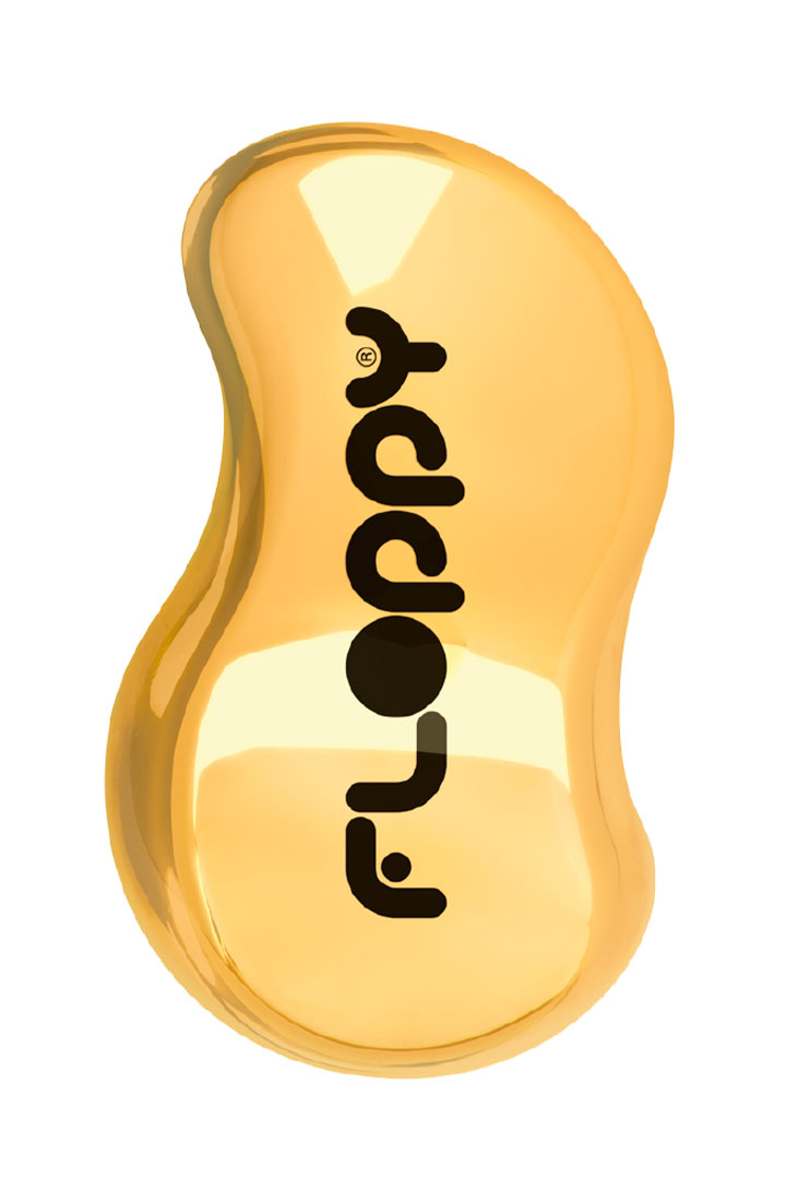 Escova de Cabelo FLOPPY LUXURY GOLD 24K